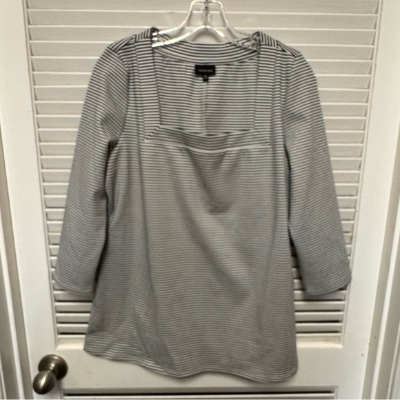 Who What Wear black white striped top XL - Picture 1 of 5